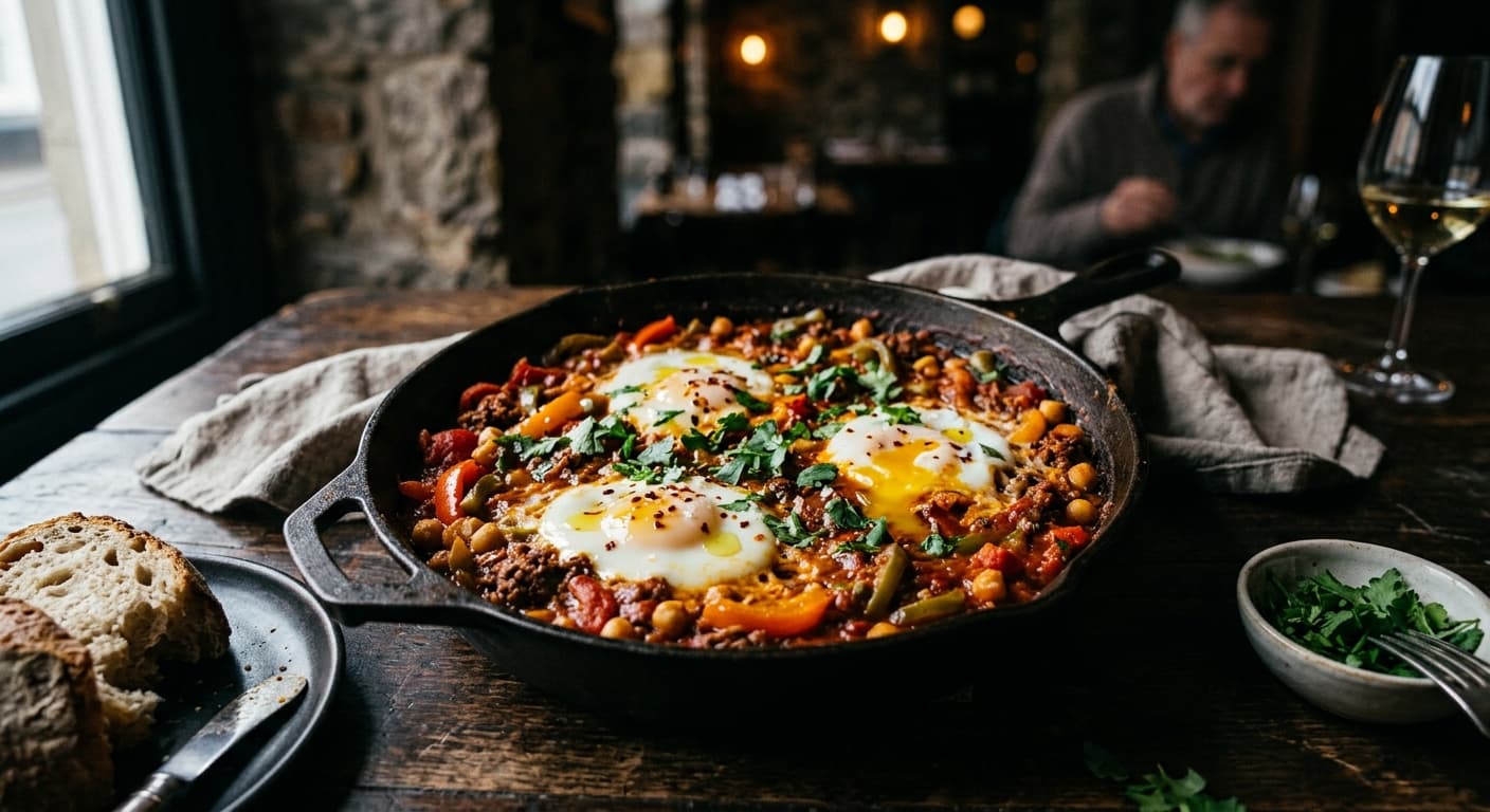 Beef & Chickpea Shakshuka