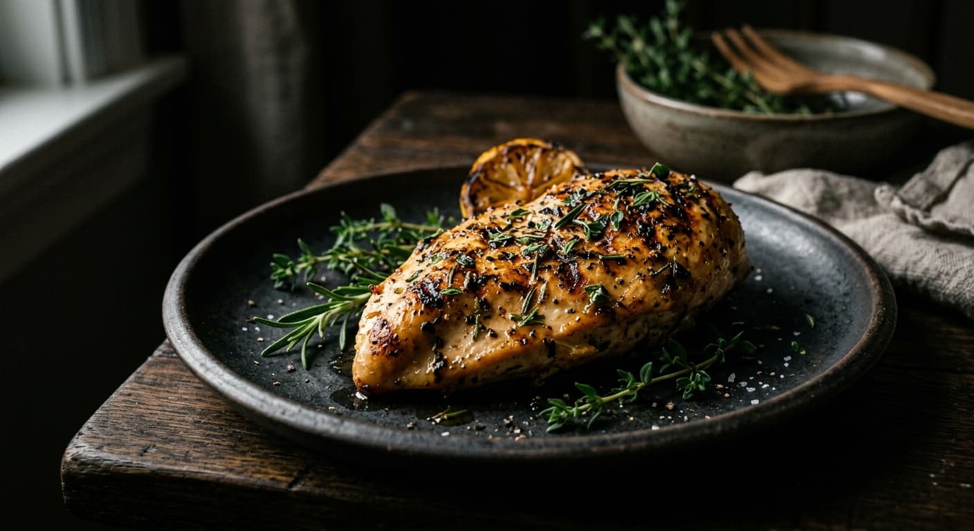 Grilled Chicken Breast with Herbs