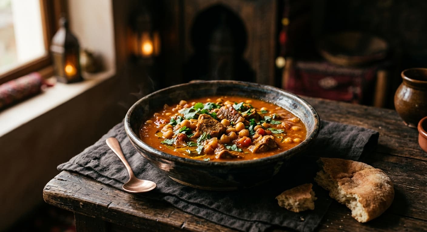 Moroccan Spiced Tomato & Veal Stew