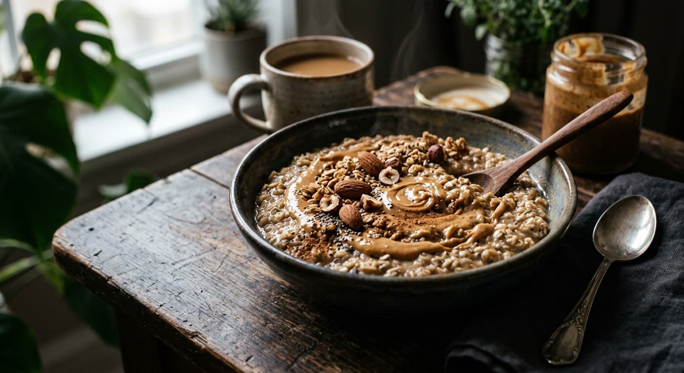 Oatmeal with Peanut Butter