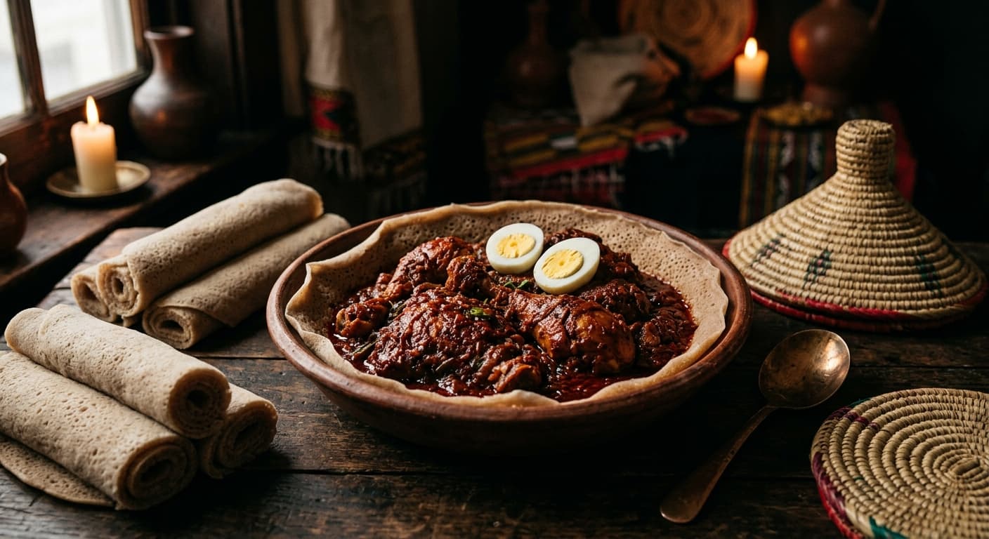 Doro Wot (Ethiopian Chicken Stew)